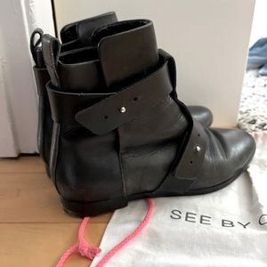 See by Chloe Black Boots